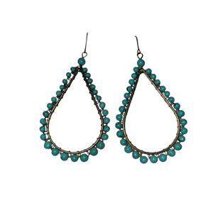 Elegant Teardrop Turquoise Earrings